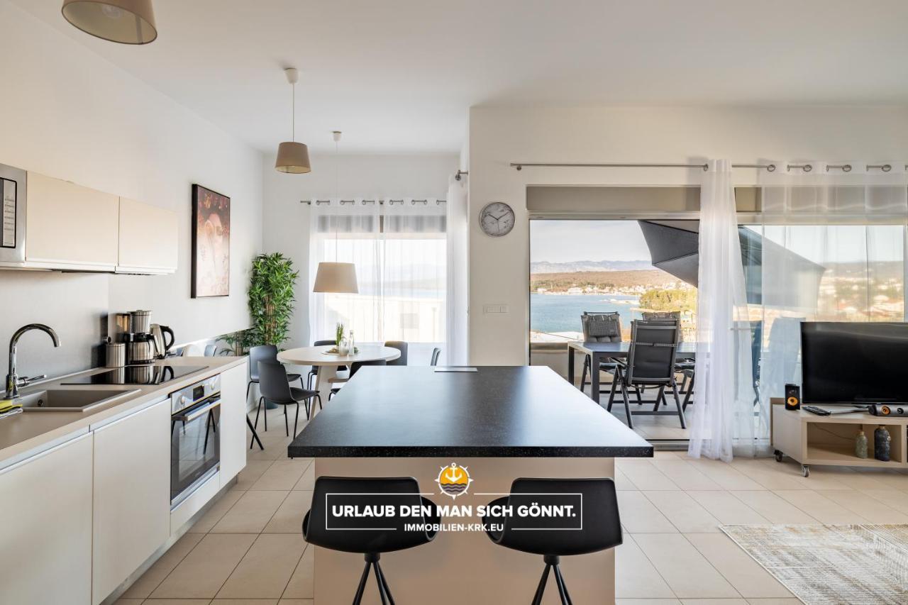 Apartament Penthouse Panorama Deluxe In Malinska Zewnętrze zdjęcie