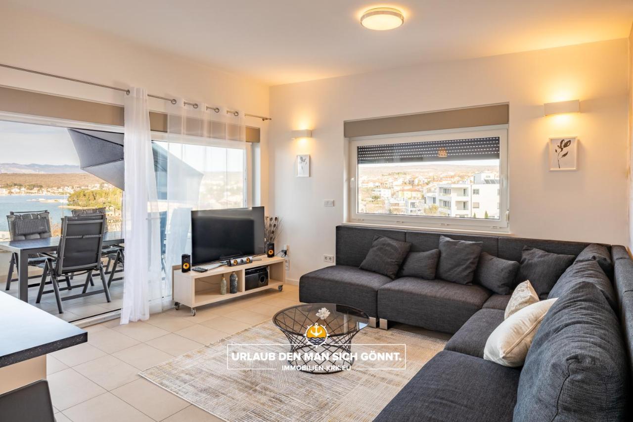Apartament Penthouse Panorama Deluxe In Malinska Zewnętrze zdjęcie